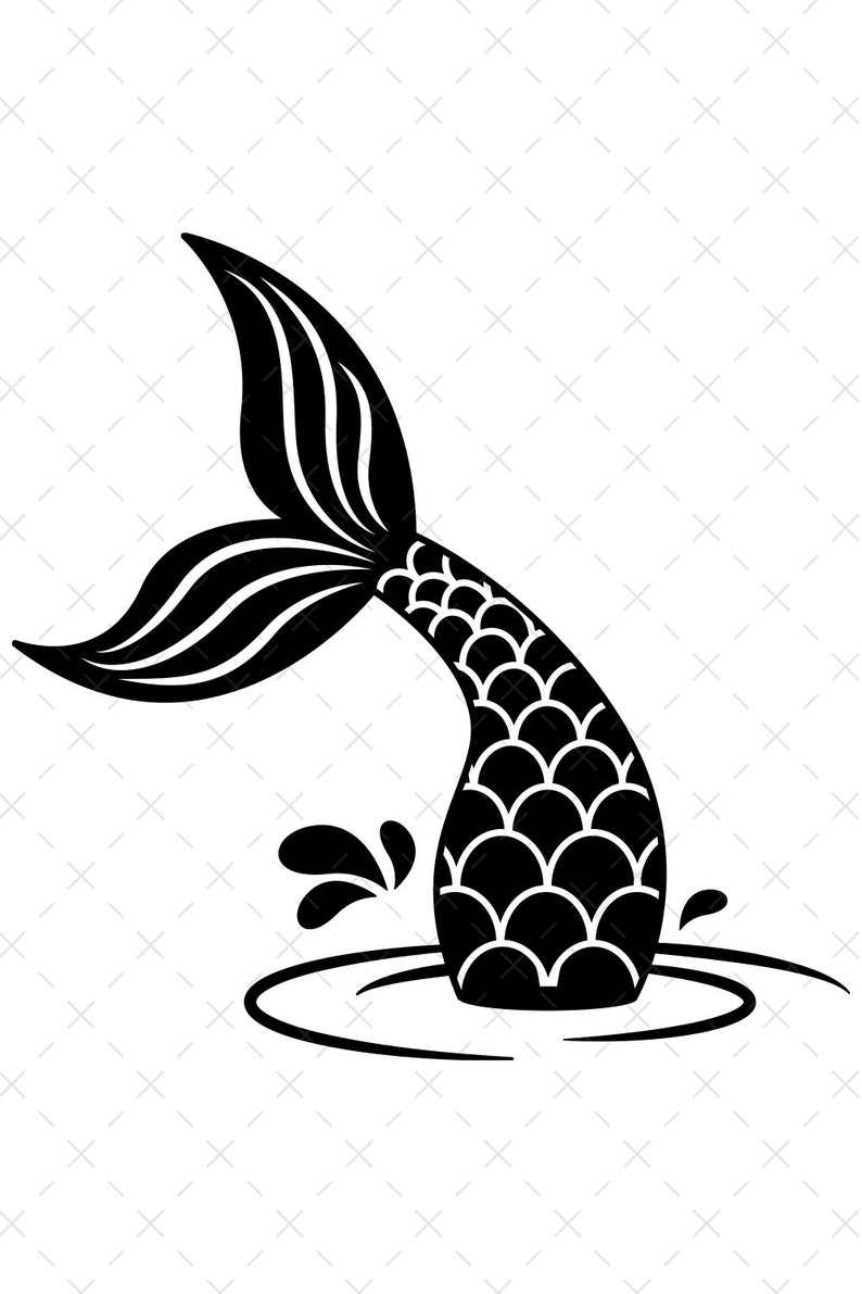 Mermaid Tail Svg, Mermaid Svg, Little Mermaid Svg, Mermaid Birthday Svg