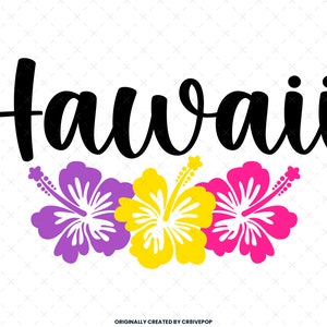 Hawaii Svg, Hawaii, Aloha Svg, Hibiscus Svg, Hawaiian Svg, Aloha Summer