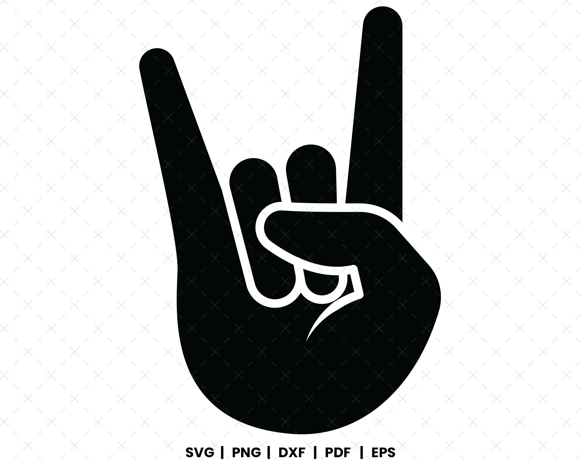 Rock and Roll Svg | Rock Svg | Rockhand | Rock on Svg | Rock N Roll ...