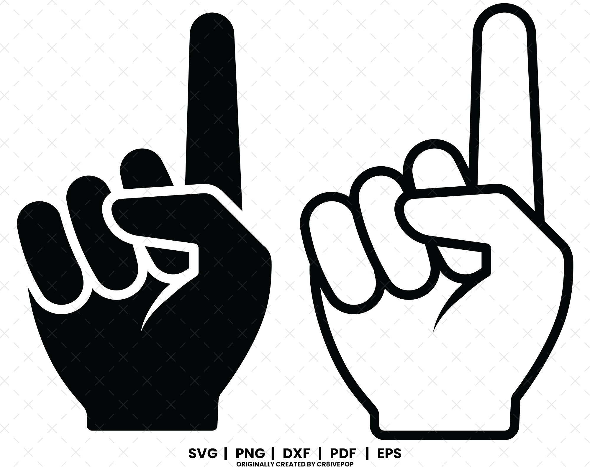 One Finger Svg, 1 Finger Svg, Number One Svg, One Svg, Finger, Numbers