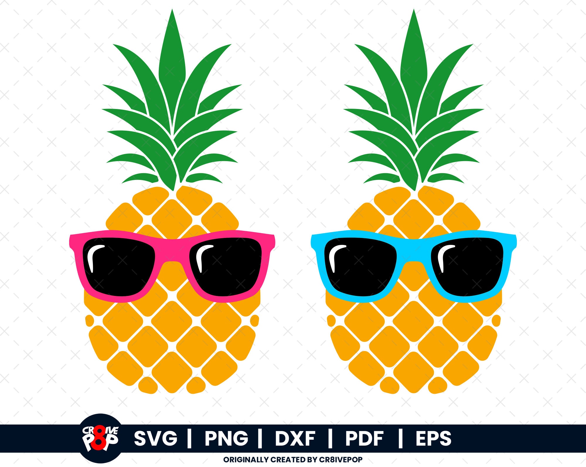 Piña Svg, Imágenes Prediseñadas de piña, Verano Svg, Piña Png, Tropical ...