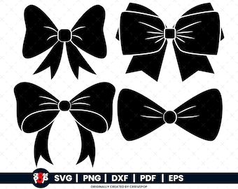 Hair Bow Svg, Ribbon Svg, Bow Svg, Hair Bow Template, Bow Template, Bow Template Svg, Cricut Bow Template, Bow Clipart