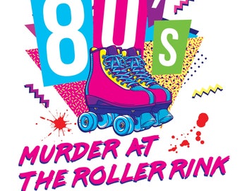 Murder at the Roller Rink an 80s-Themed Murder Mystery Party Game | Virtual or in Person | Instant Download and Videos from Broadway Talent