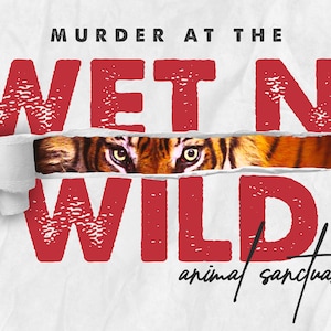 Murder at the Wet N&#39; Wild Animal Sanctuary, Murder Mystery Party Game with Virtual Host Guide, Zoom game, Broadway gift, murder mystery game