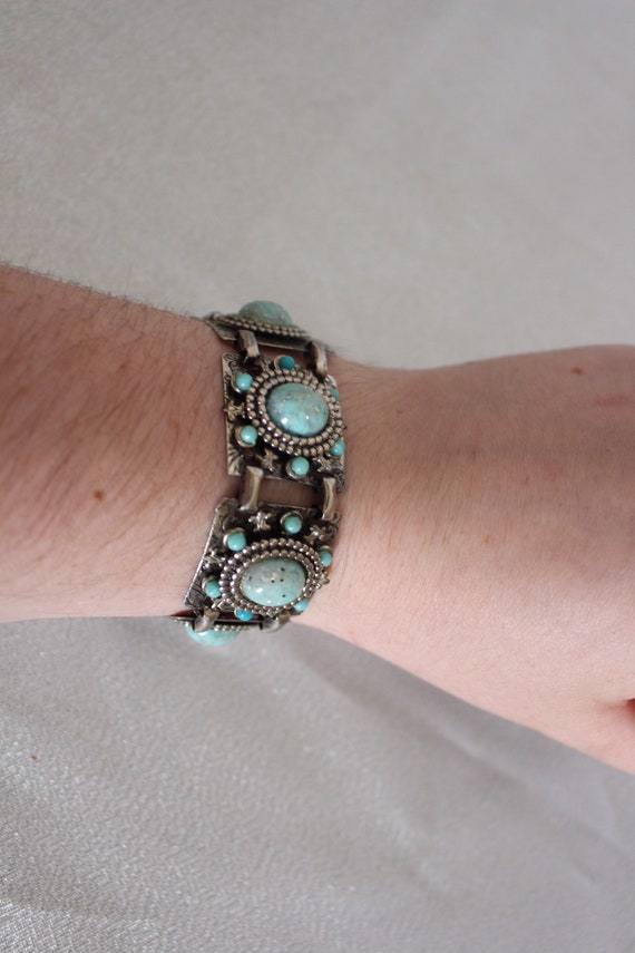 Faux Turquoise Bracelet - image 2