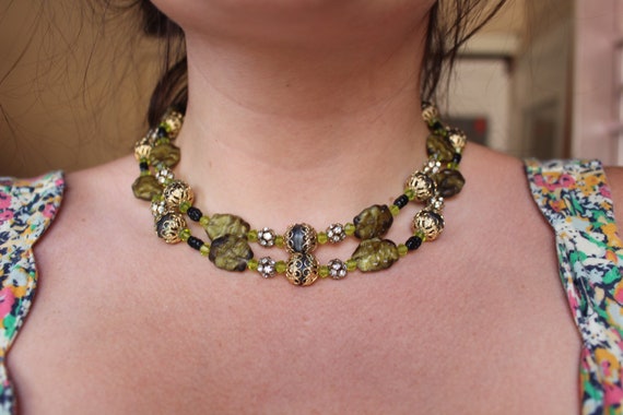 Layered Stone Necklace