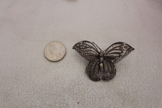 Wire Butterfly Pin - image 2