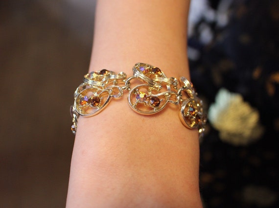 1960’s Rhinestone Bracelet - image 2