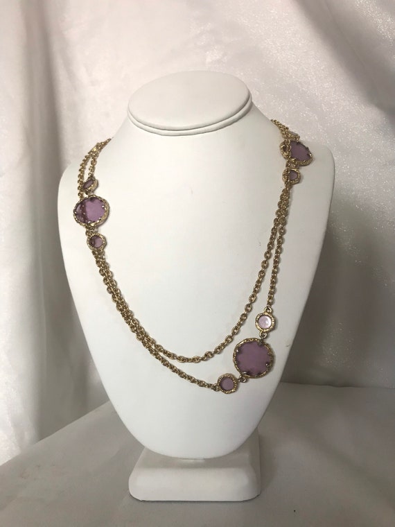 Purple Glass Necklace