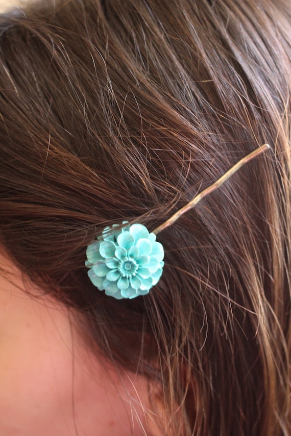 Blue Hair Pin