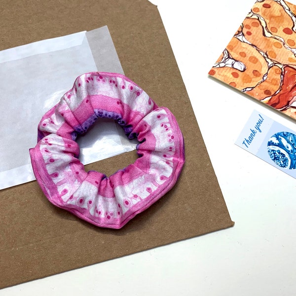 Histology Art Baby Scrunchie: Retina – Organic Cotton Sateen 