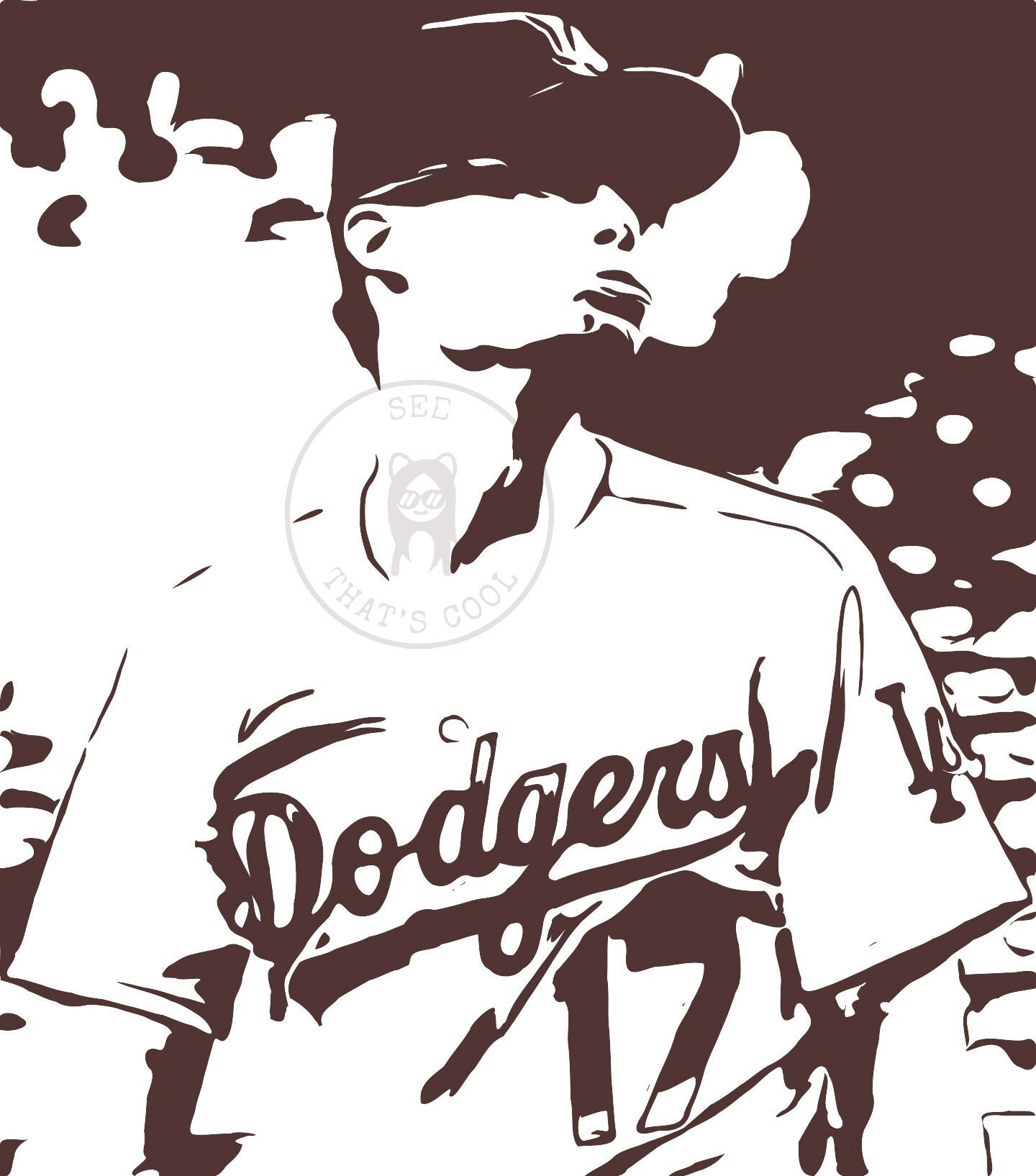 Los Angeles Dodgers SVG Files, Cricut, Silhouette Studio, Digital Cut Files, New Jersey