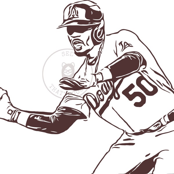 NEW Mookie Betts Dodgers SVG cut file JPG file