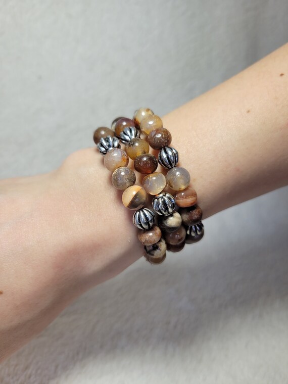AGATE WRAP BRACELET item #54