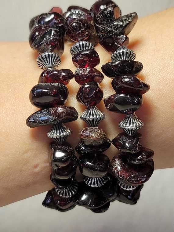 GARNET WRAP BRACELET item #58