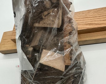 Bag of selected stabilized burls pieces for handle making