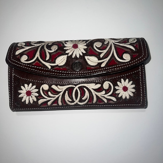 Cartera Cartera De Cuero Hecha a Mano En Piel Suave Con 3  main image 2