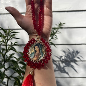 Bendición de la Virgen María para el hogar, bendición del automóvil, bendiciones de la virgen de Guadalupe. Decoración religiosa para el automóvil, la habitación, la oficina, el día de la madre