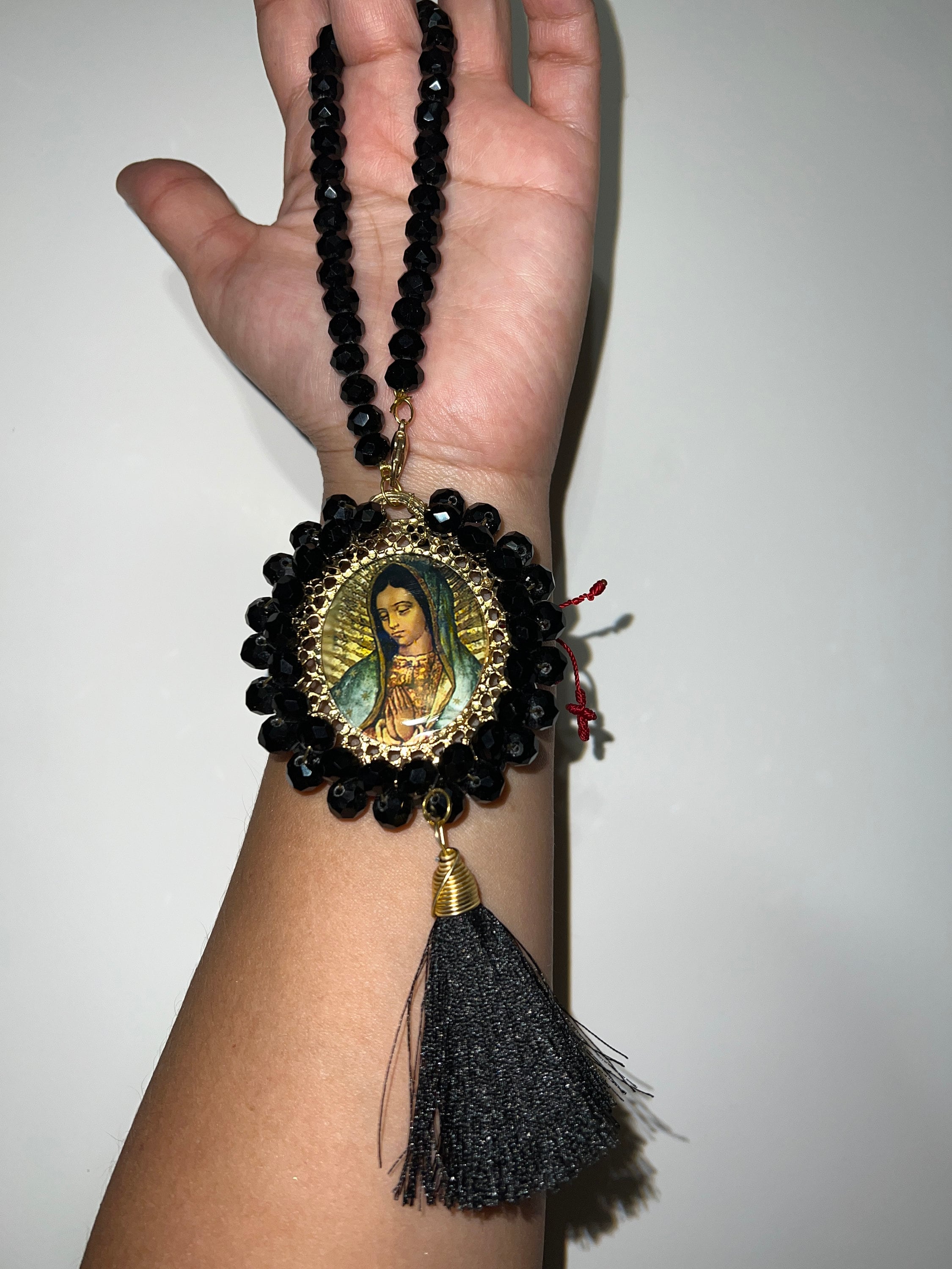 Virgin Mary home blessing, car blessing, bendiciones de la virgen de Guadalupe. Religious decoration for car, room, office, Mother’s Day