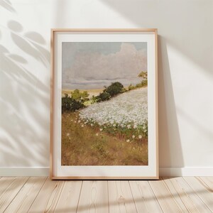 Wood Frame Mockup | Neutral Poster Interior (Digital Download)