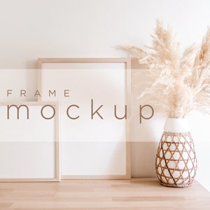 Frame Mockup Boho Frame Mockup Minimalist Mockup Poster Mockup Photo Frame Mockup Artwork Mockup Photography Mockup Product Mockup