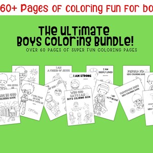 Coloring bundle for kids, Bible coloring pages, Boys Coloring, Superhero coloring, Kids coloring pack, Scripture coloring pages