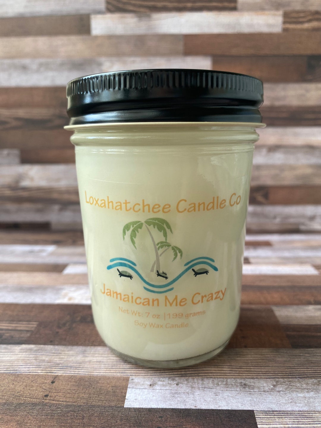 Jamaican Me Crazy Soy Candle Scented Soy Candle 8 Oz Glass Etsy