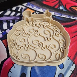 Ace Sabo Flame Flame Fruit Cookie Cutter . Clay Stamp