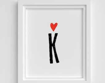 Impression d’art du roi de cœur | Impression d’art de carte à jouer, King Art, Téléchargement numérique, Roi, Cadeau d’anniversaire pour lui, Art mural de chambre à coucher, Cadeaux pour hommes