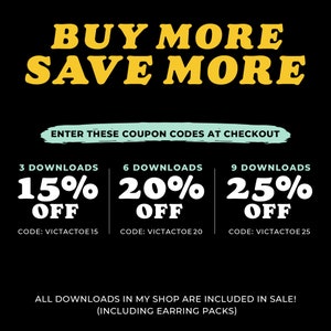 Puede incluir: Un gr&aacute;fico negro y amarillo con el texto "BUY MORE SAVE MORE" en amarillo. El gr&aacute;fico tambi&eacute;n incluye tres c&oacute;digos de cup&oacute;n para un 15%, 20% y 25% de descuento con el texto "ENTER THESE COUPON CODES AT CHECKOUT" en azul claro.