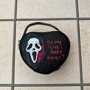 Ghostface Splatter Heart Purse