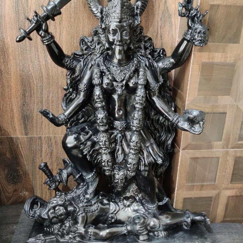 Big KALI MAA STATUE 70 cms Mahakali Murti Goddess Kalika Etsy