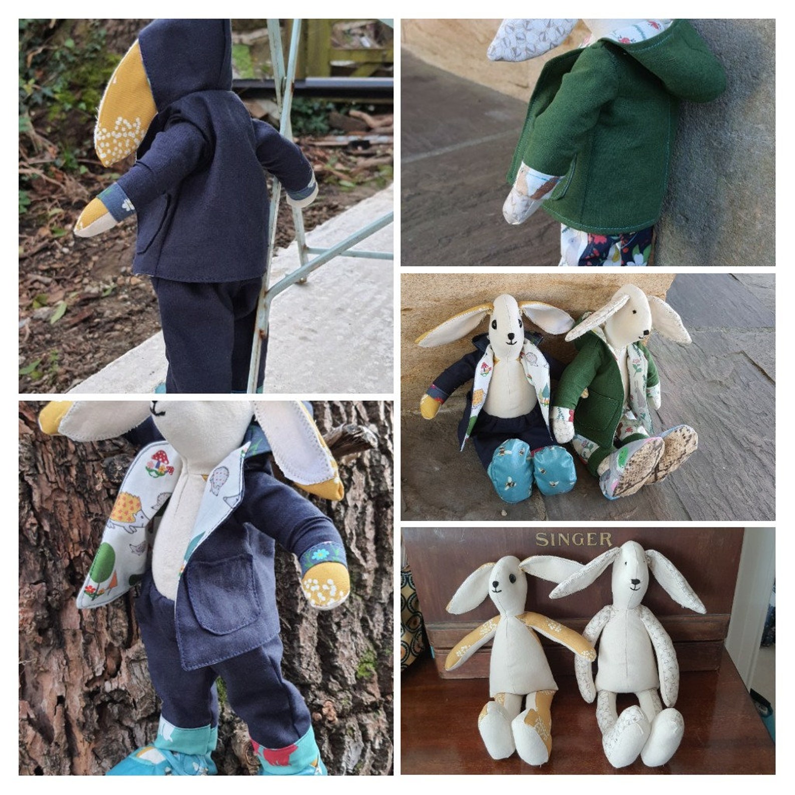 Rabbit Sewing Pattern | Etsy