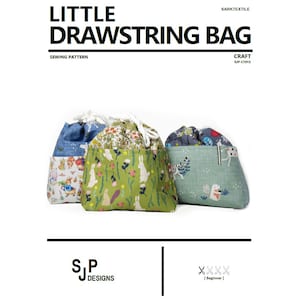 Sewing-sanctuary sewing pattern | Little drawstring bag / Craft