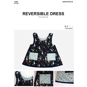 Sewing-sanctuary sewing pattern | Reversible dress 0 to 3 / Kids