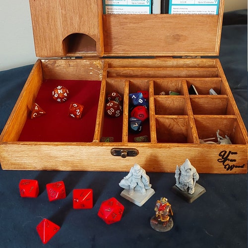 Aged Wizards Dice Tower Dice Storage dungeons and Dragons Etsy Canada