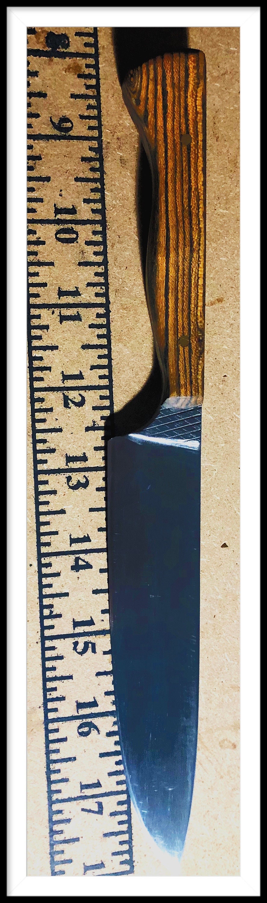 Farriers Rasp Chef Knife Etsy