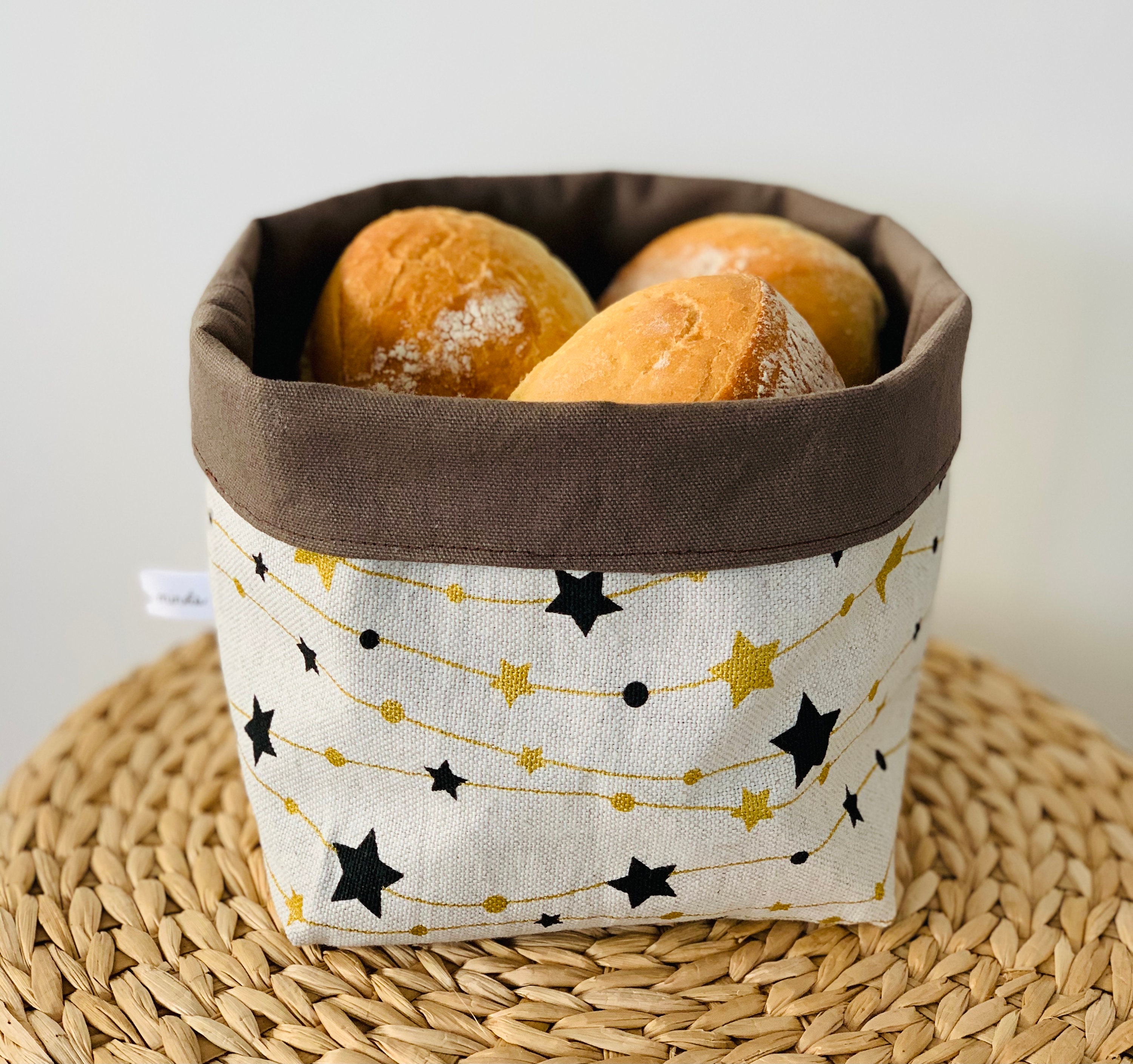 Lot De 6 Toiles De Lin Pour Panier à Pain - Pour Fermentation Et Croûte Croustillante