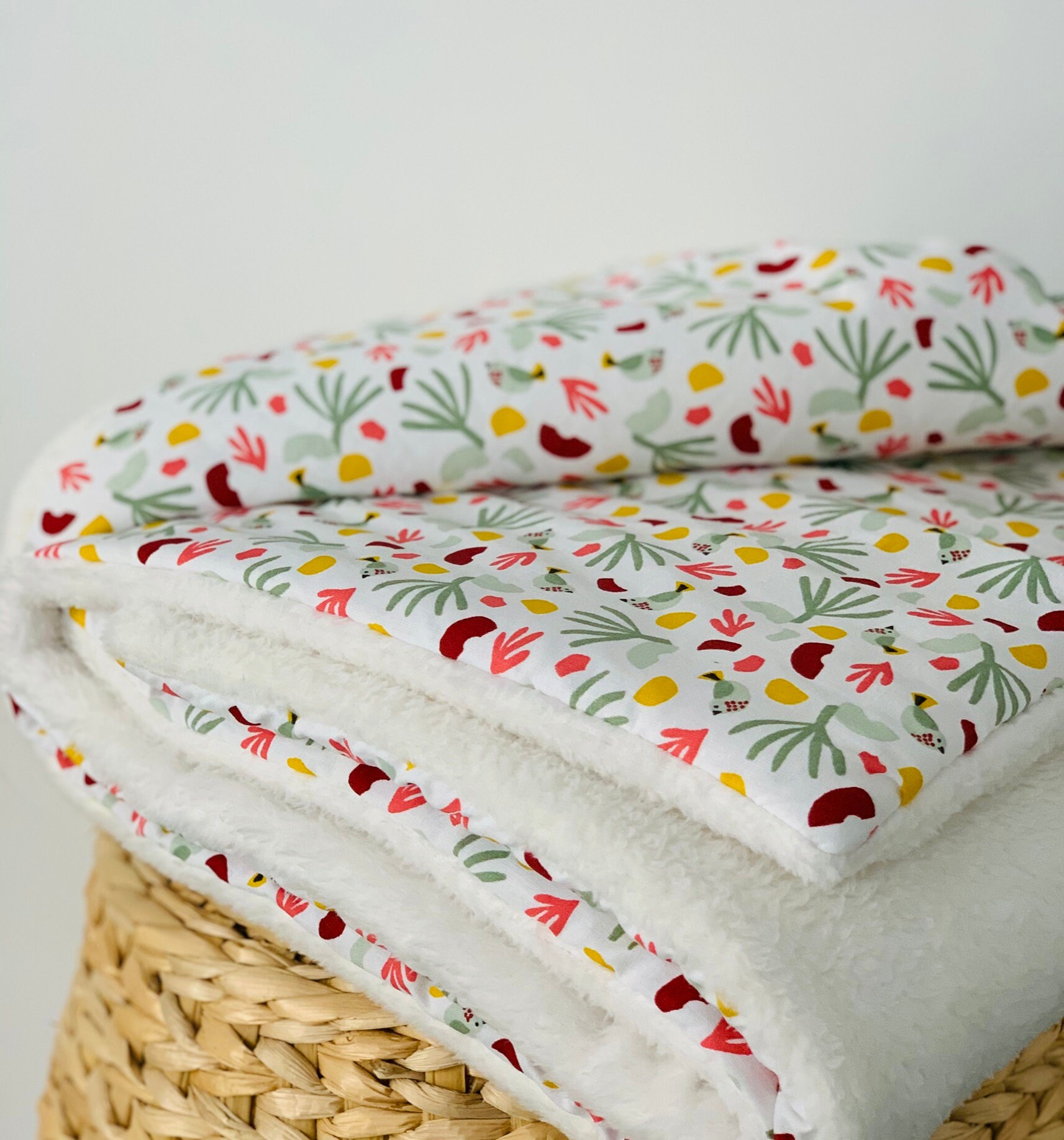 Couverture Bebe Couverture En Coton Imprime Doublure Etsy France