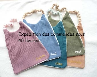 Serviette cantine personnalisable idéale en maternelle, favorise l'apprentissage et l'autonomie. Flocage thermocollé résistant aux lavages.