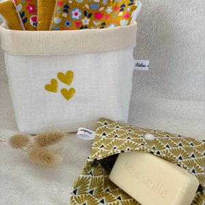 Fabric basket/baby storage basket/double cotton gauze/Bathroom storage basket/Gift small price mistress atssem nanny image 4