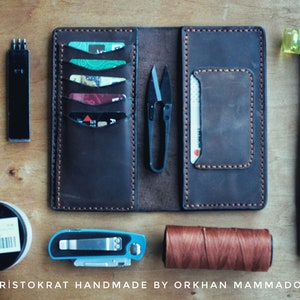 Regalo - Cartera personalizada para hombres, cartera de cuero, gran regalo para hombres