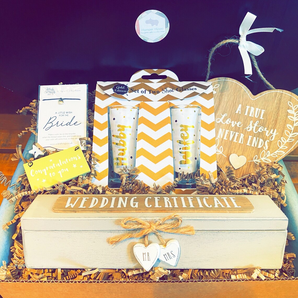 Luxury Rustic Wedding Hamper Engagement Hamper Bride & Etsy