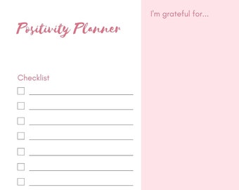 To do list, productivity planner, daily goals printable, goals planner, gratitude journal, happiness journal