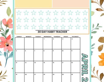 2026 New Year Goal Planner - Goal Planner for 2026 - Floral Printable Planner