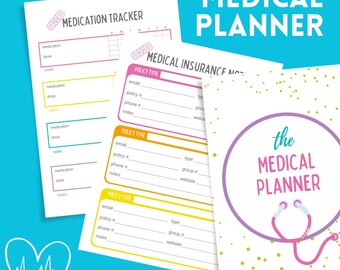 Medical Planner - Health Planner for Families - Home Medical Journal - Medication Tracker - Blood Pressure Tracker - Family Medical History