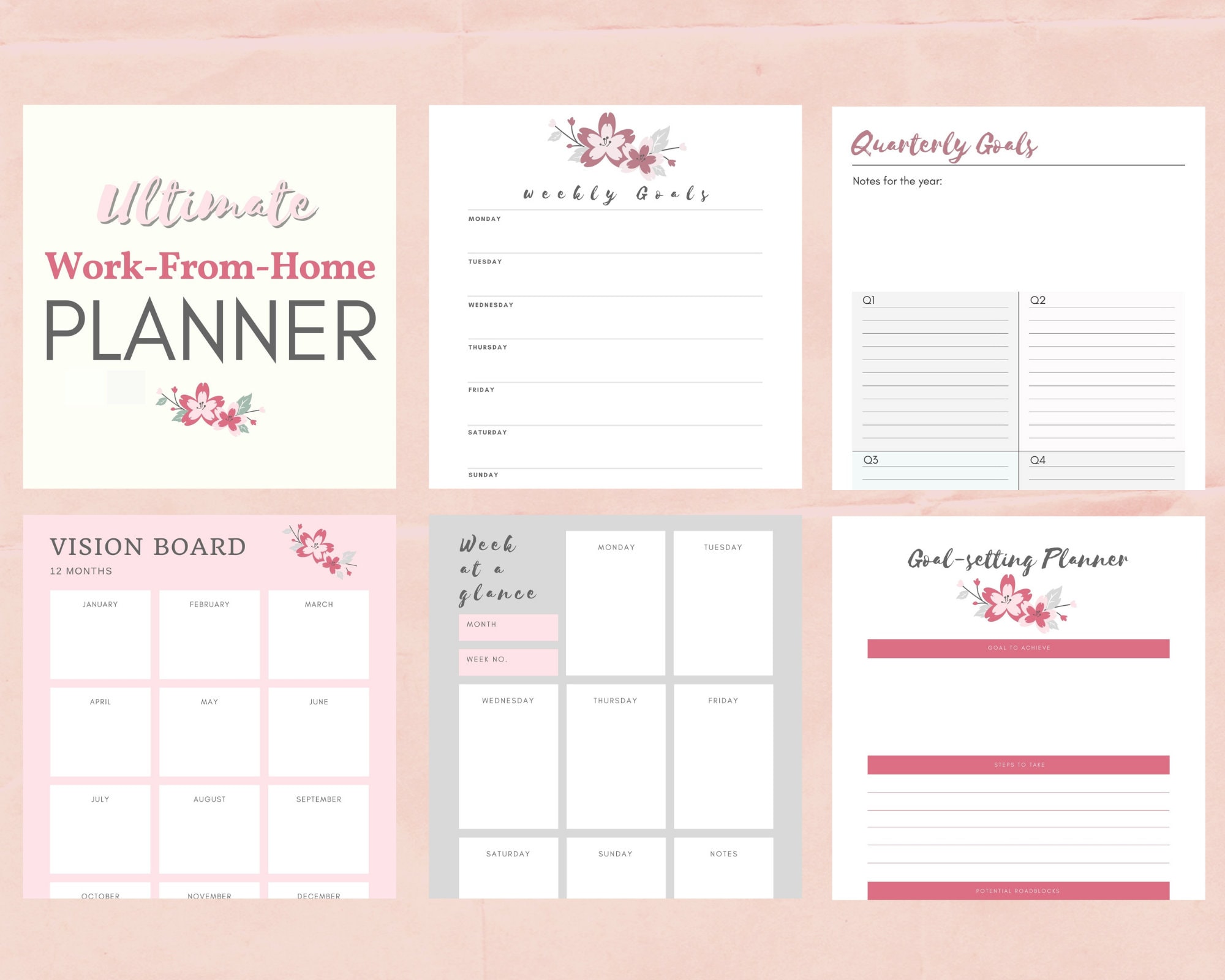 Business Planner Business Printable Planner Home Business | Etsy