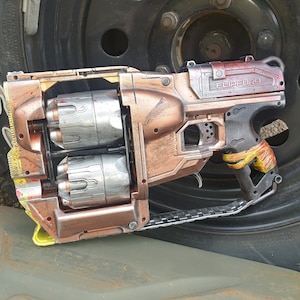 Custom painted nerf blaster