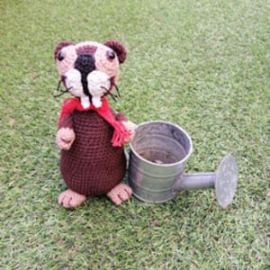 Géraldine the marmot Amigurumi Pattern - Crochet PDF file