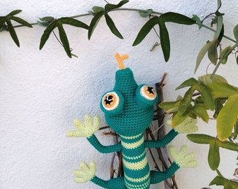 Gaspard the lizard Amigurumi Pattern - Crochet PDF file